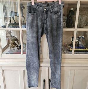 Tripp NYC Women's Grey Washed Skinny Jeans